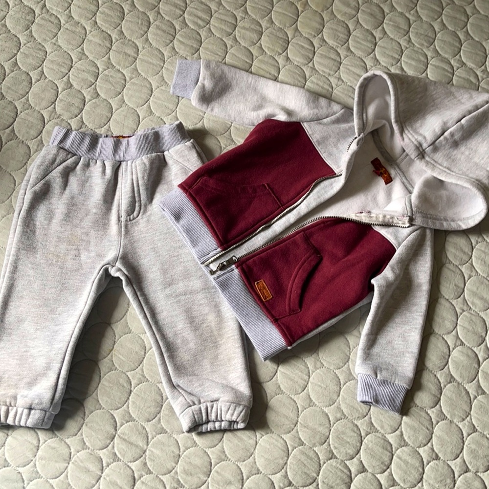 Hoodie sweater & pants for all mankind brand